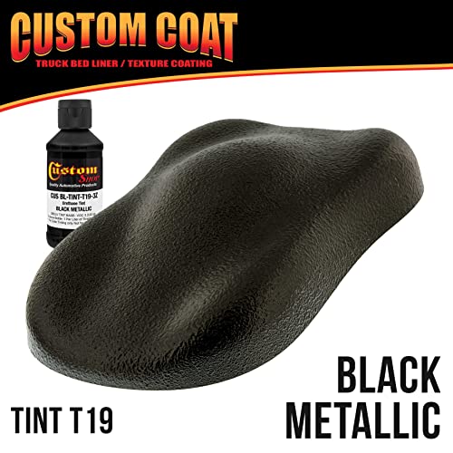 Image of Custom Coat Black Metallic 1.5 Gal. Spray-On Bed Liner Kit Gun & Regulator