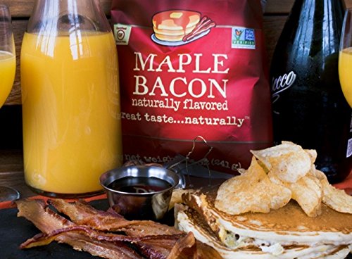 Kettle Brand Potato Chips, Maple Bacon, 8.5 Ounce Bag