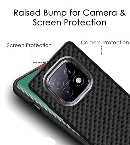 Image of Polypropylene Back Cover Case Compatible for Realme NARZO 70 Turbo 5G (Textured Grip Design | Camera Protetion | Slim and Light Weight | Soft Touch and Feel | Black) (NARZO 70 Turbo 5G)