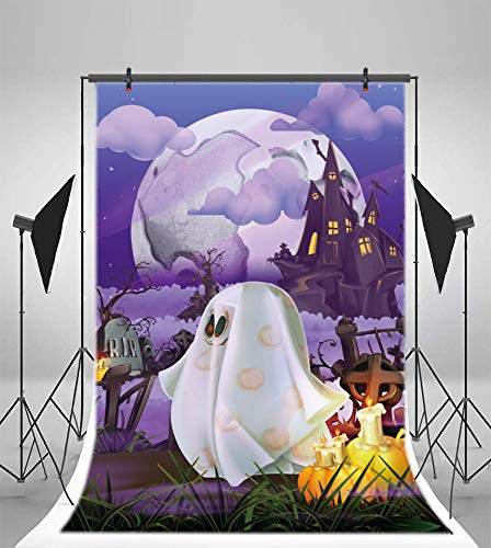 Amazon | Qinunipoto 背景布 ハロウィン happy halloween 写真撮影用