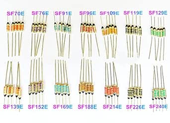 70pcs 10A 250V SF70E to SF240E SEFUSE Cutoffs NEC Thermal Fuse ...