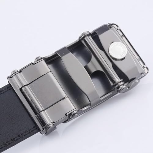 BNJWJZS Versatile Business Men's Belt With Automatic Buckle Waist Belt - Image 4