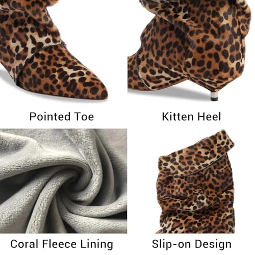 An All-suede Upper, Pointed Toe, And Subtle Kitten Heel Make These Slouchy Boots An Essential Elevated Pair