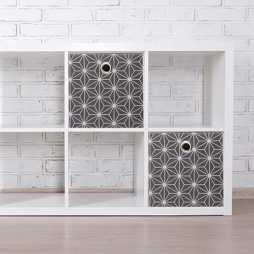 Boîtes de rangement pour masquer le désordre des étagères ouvertes - 3