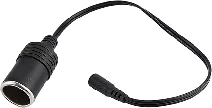 Encendedor de Cigarrillos Hembra a DC5521 Conmutada Macho Cable Adaptador 12V 24V 10A MAX