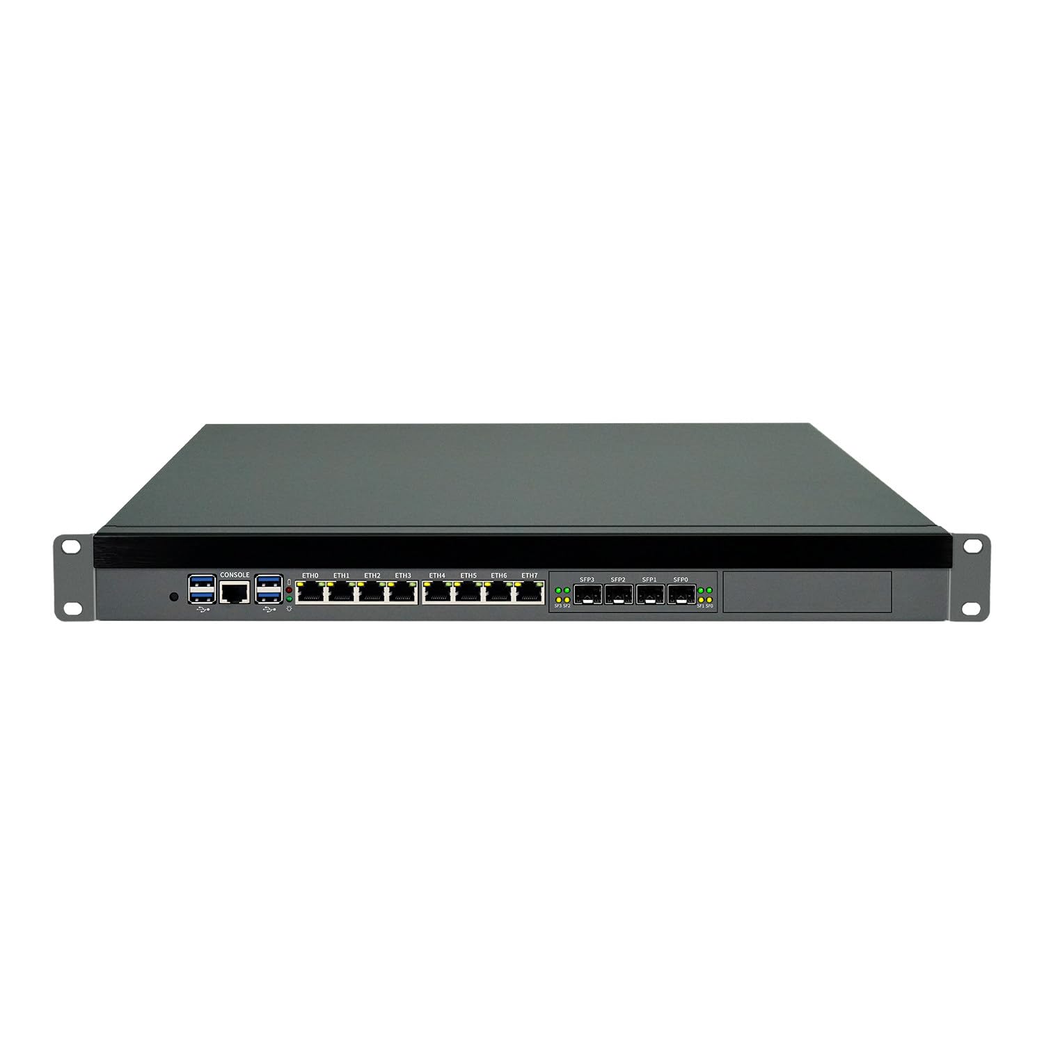 U7 265K z 8LAN (8 GB RAM 256 GB SSD)/Intel I226-V RJ45 port Ethernet/routery zapora ogniowa/2* DDR5 MAX 6400MHz/1U Rack komputer przemysłowy/PCIe 4.0x4 PCIe 4.0x1 4G 5G/4 * 10G SFP+ 1* PCIEx8 Gniazdo