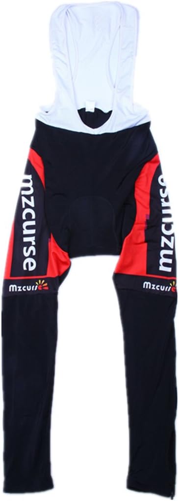 メンズ ロングビブパンツ 自転車タイツ ブレース ズボン 3Dパッド入り