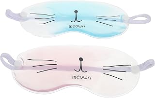 Healeved 2 Pçs Máscara De Gelo Sombra Coreana Gelo Tapa-Olhos Para Os Olhos Cobertura Para Os Olhos Noite Reutilizáveis Tapa-Olhos Reutilizáveis Para Dormir