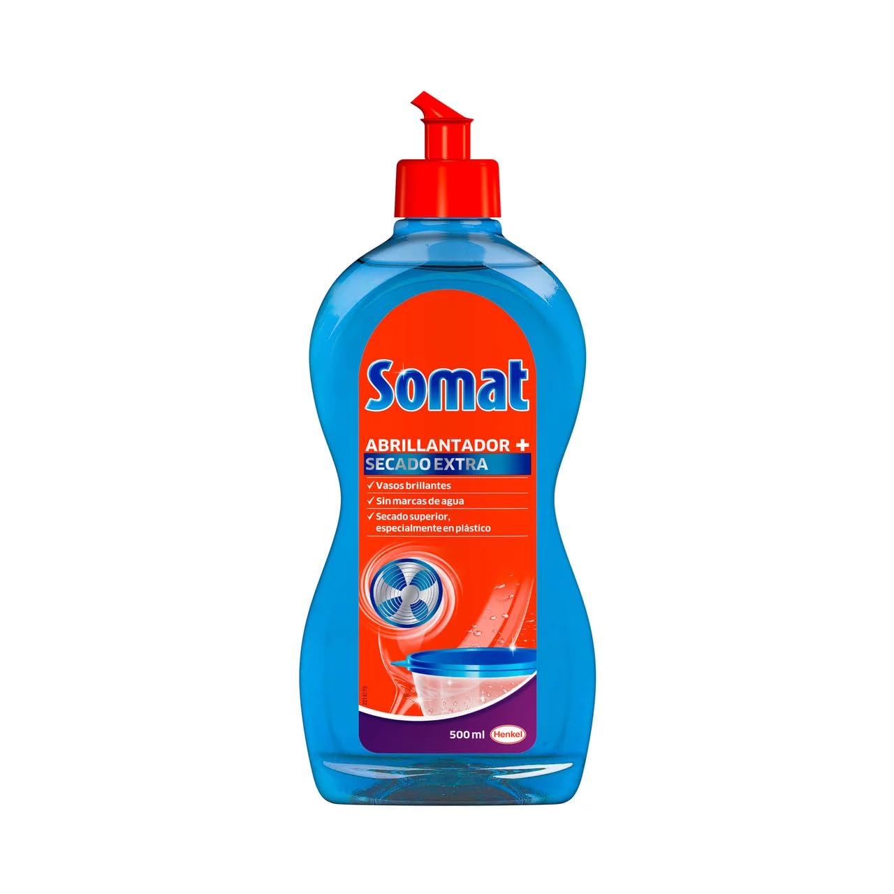 Lot de 4 bouteilles de liquide de rinçage pour lave-vaisselle 500 ml
