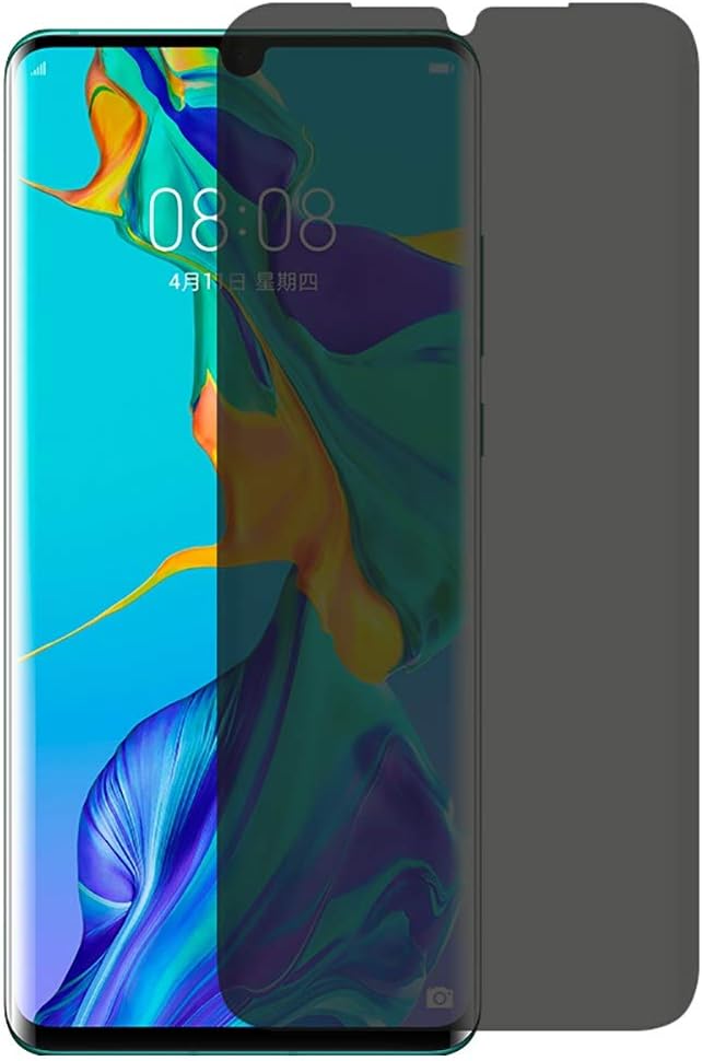 HUAWEI [1pack] P30 Pro Privacy Screen Protector - 3D Curved Anti-spy Tempered Glass Screen Film, 9H Hardness Anti-Scratch Anti-Peep Screen Protector P30 Pro