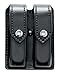 Safariland Duty Gear Glock 17 Chrome Snap Double Handgun Magazine Pouch (Plain Black)