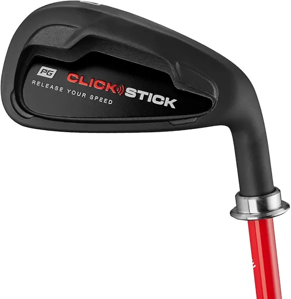 Performance Golf Click Stick - Swing Trainer for Automatic Release I Auditory Feedback I Core Golf Swing Mechanics Improvement (Standard Flex, Right)