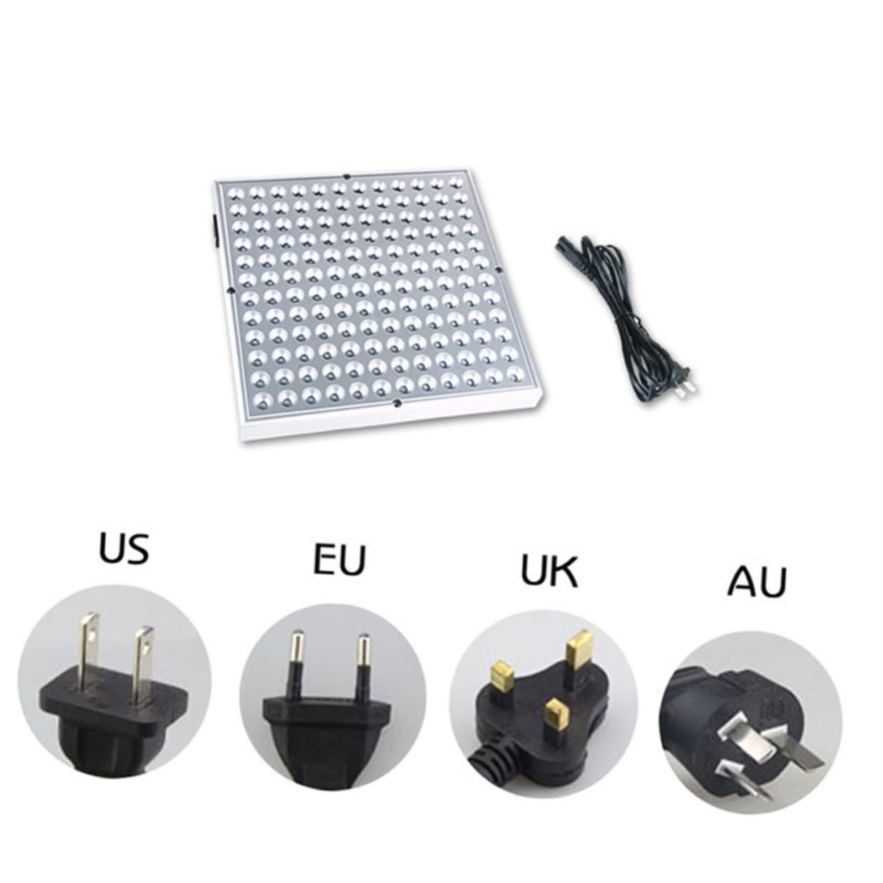 NUOBESTY Lampada LED per Piante Indoor a Spettro Completo Quadrata Luce Uniforme per Coltivazione Fuori e Serra Adatta Piante Vere in Casa e Giardino