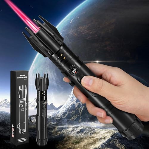 Lafagiet Storm Feuerzeug, Windproof, Long Stick Jetflame Feuerzeuge, Verstellbare Butangas Feuerzeug mit Kompass für Brulee, Stoven, Heimkerze, Küche (Kommen in leer!) Lafagiet Storm Feuerzeug, Windproof, Long Stick Jetflame Feuerzeuge, Verstellbare Butangas Feuerzeug mit Kompass für Brulee, Stoven, Heimkerze, Küche (Kommen in leer!)