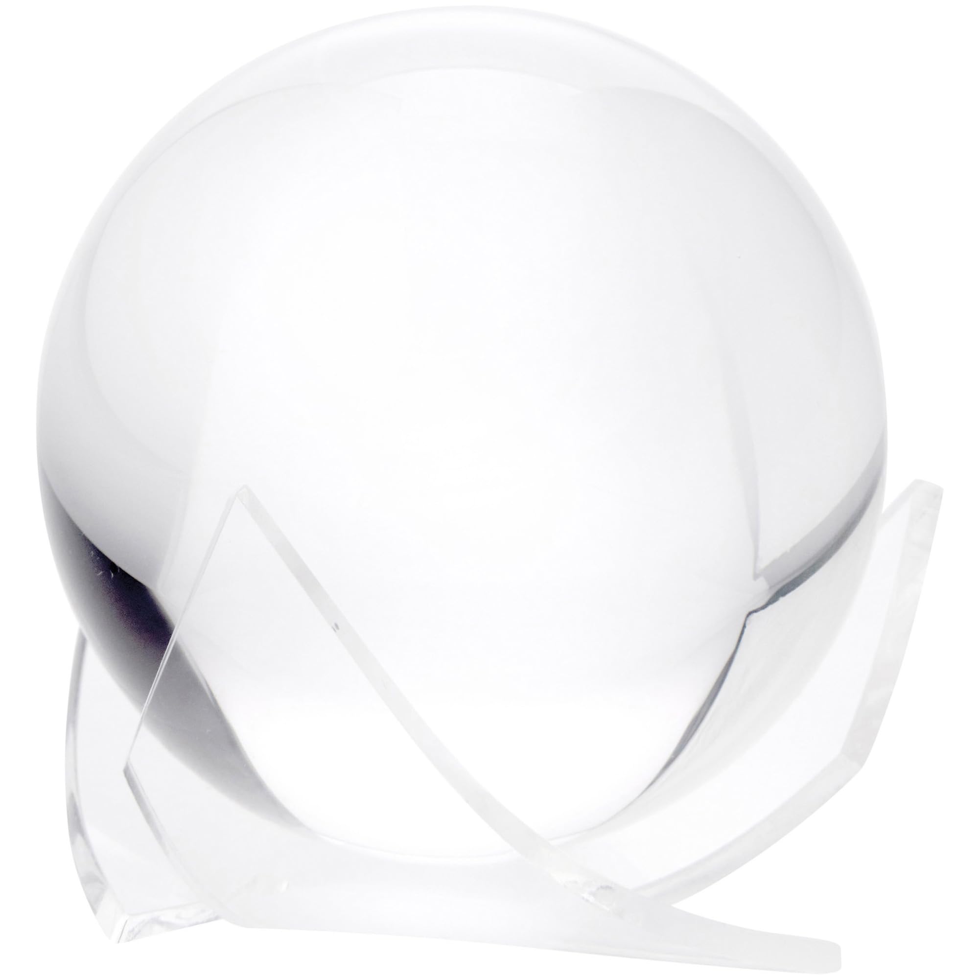 Plymor Clear Acrylic Triangular Display Stand Holder for Geode, Mineral or Crystal Cluster, 2