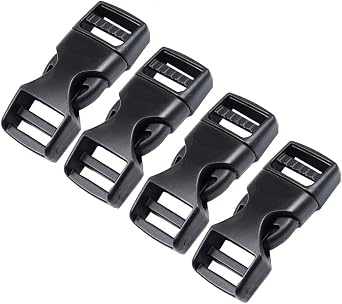 Side Release Buckles,Quick Release Clips Clasps Heavy Duty Plastic Snap Replacement Buckles for Backpacks Straps
