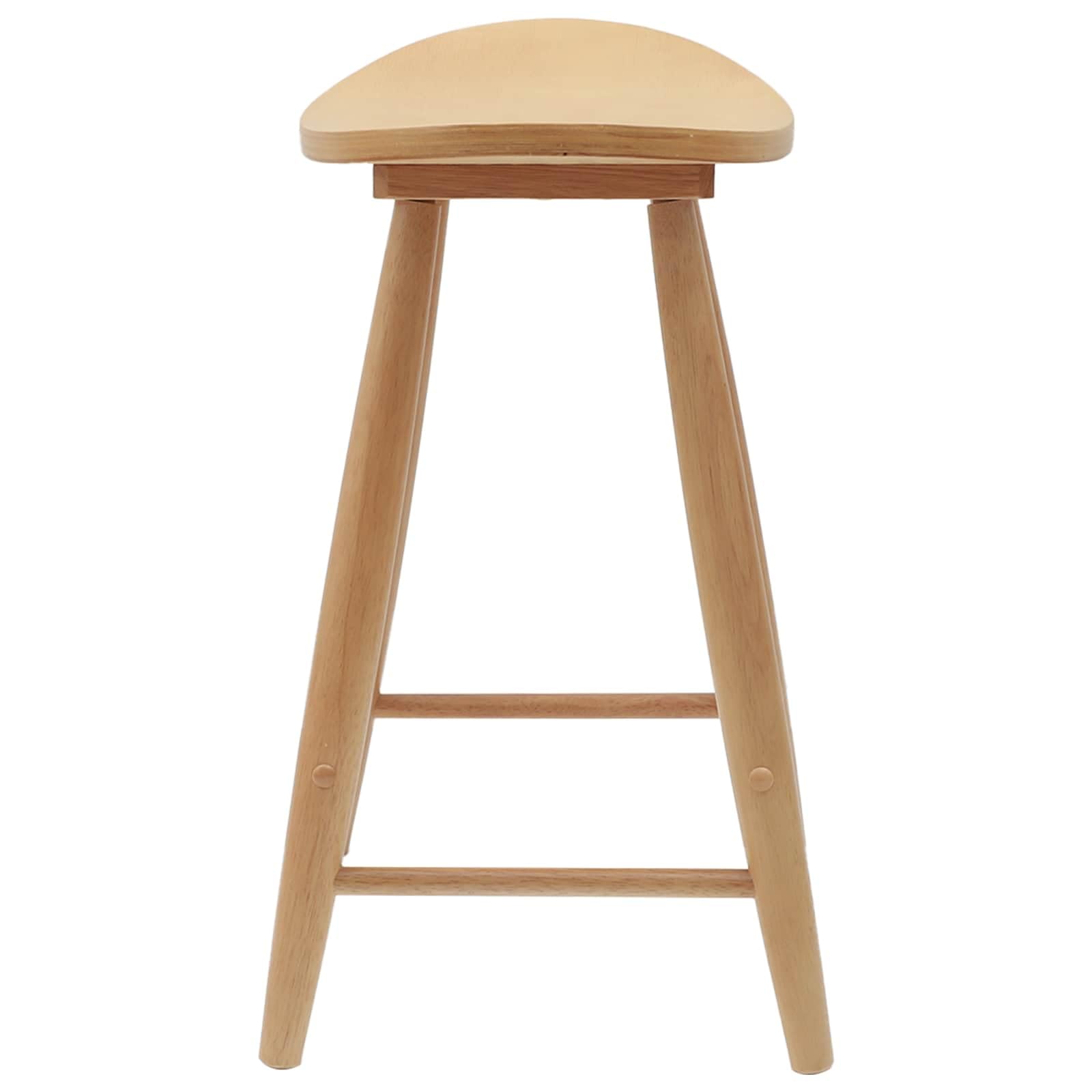 Moderno juego de sillas de comedor con patas cónicas de madera maciza de caucho y madera maciza, práctico juego de sillas de comedor de doble sesión para 2 personas, fácil de cuidar en color