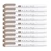 ZEBRA MILDLINER Highlighter pen markers, Mild Brown (WKT7-ME) x10