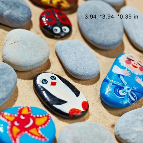 2026 New Large River Rocks for Painting - Stimulate Your Children’s Creativity with Our Painting Rocks for Kids - Flat and Smooth - Fun & Engaging Rock Painting with The Family - 2-4 Inches - Image 2