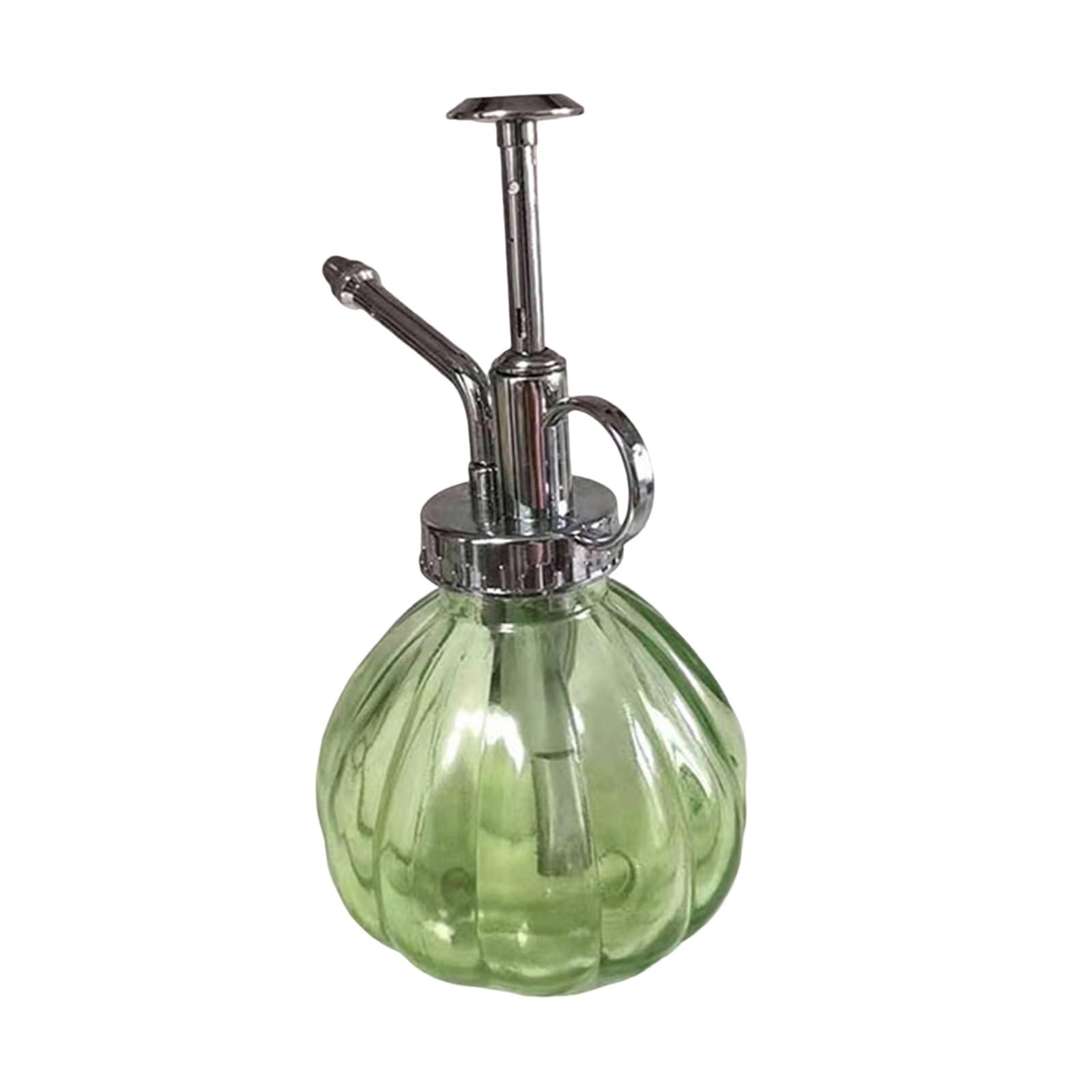 DSFIHJO Vintage Hand-pressure Watering Sprayers Pumpkin Shape Plant Flower Water Sprayer Small Glass Spray Bottle Garden Supplies(Plum)