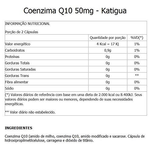 Coenzima Q10 50mg - 5X60 Cápsulas - Katigua