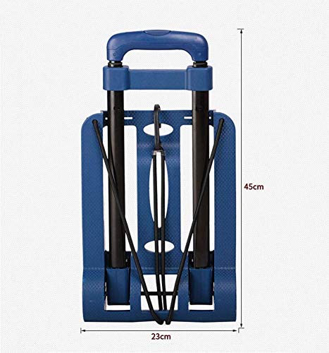 Carretilla plegable de mano de aluminio portátil miniatura 4