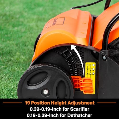 LawnMaster GV1212B Scarifier and Dethatcher 13-Inch 12AMP by LawnMaster - Image 5