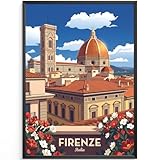 MJ-GRAPHICS® Poster Florenz Kunstdruck Architektur 