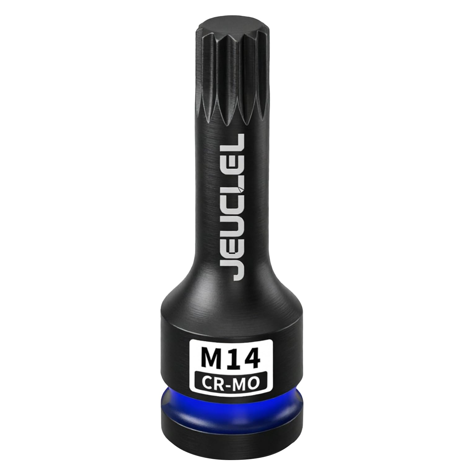 JEUCLEL M14 Triple Square Impact Spline Bit Socket, 14mm 1/2" Drive Socket