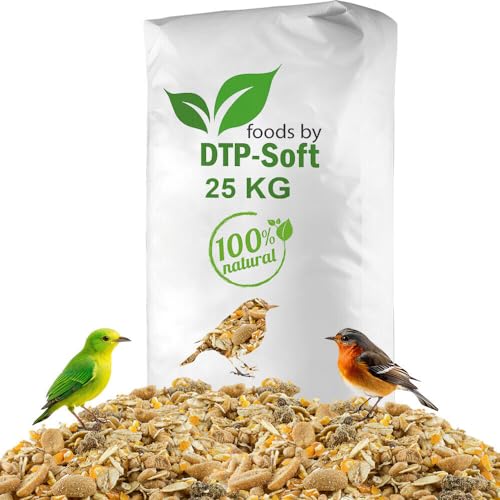Pienso graso para aves silvestres para todo el año, alimento mixto (25 kg)
