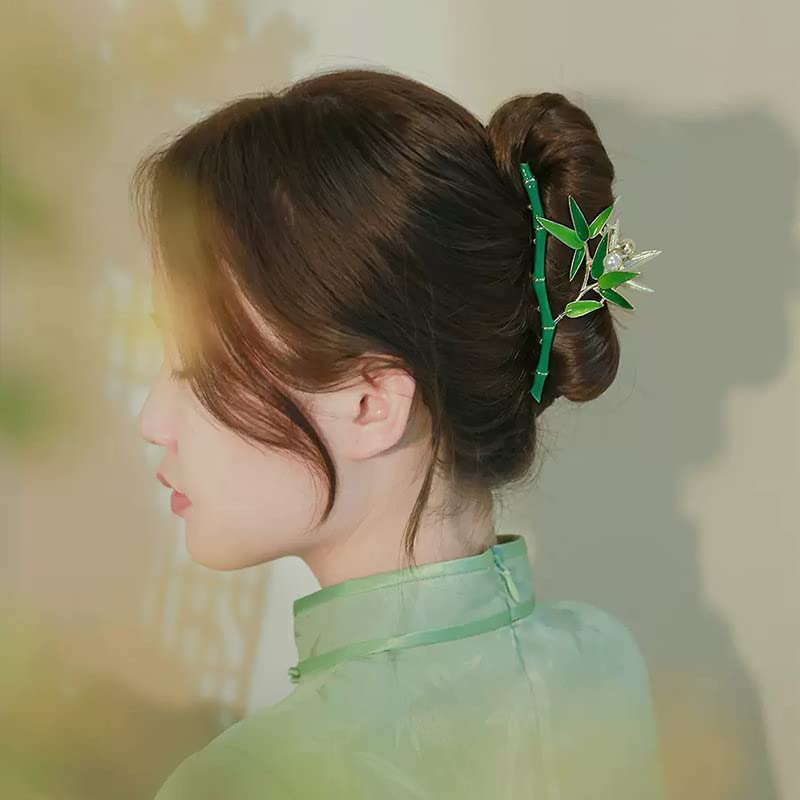 Krallenclips, Haar-Accessoires, koreanisches Metall Bambus Haarklammer  Frauen Haarnadel Halteclip weibliche groe Hai-Clips Haarschmuck 2 (Farbe:  2) : Amazon.de: Kosmetik