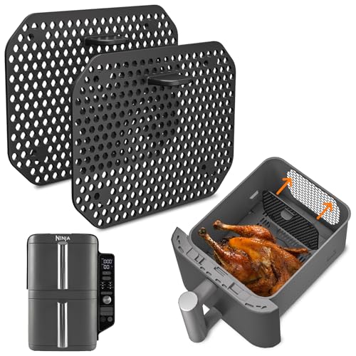 Rejilla antiproyecciones Air Fryer compatible con Ninja Double Stack XL SL400EU y SL300EU, silicona ...