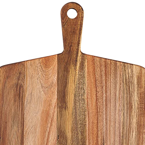 Cole & Mason Barkway Large Chopping Board with Handle, Acacia Wood, Double Sided Wooden Board/Cutting Board/Serving Board - Image 3