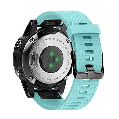 NotoCity Pulsera Compatible con Fenix 5S / 5S Plus/Fenix 6S / Fenix 6S Pro, Correa de Repuesto de Silicona Easy Fit 20mm Correa para Fenix 5S Fenix 5S Plus