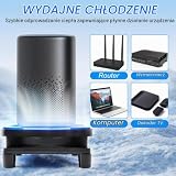 Silkwish Wentylator obudowy 240 mm, 12 V, wentylator komputerowy z regulacją prędkości, wentylator AC 220 V-240 V, wentylator PC, bezszczotkowy wentylator chłodzący do PC
