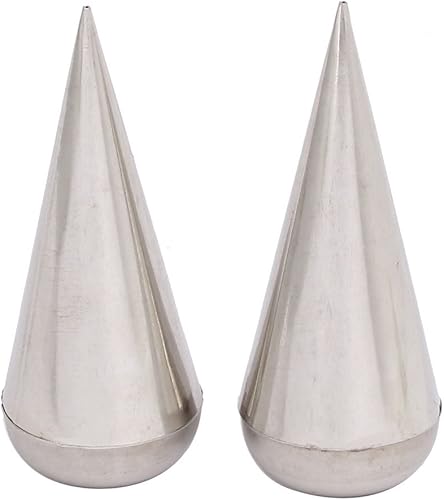 IIVVERR 22mm Dia 201 Stainless Steel Gate Fence Post Cap Silver Tone 40mmx93mm 2pcs (22mm Dia 201 Puerta de acero inoxidable Tapa de poste Casquillo