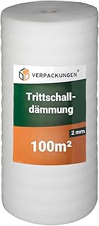 BB-Verpackungen 2 x isolation phonique de 50 m² (2 mm d’épaisseur, excellente isolation phonique et thermique) - Sets entre 50 m² et 500 m²