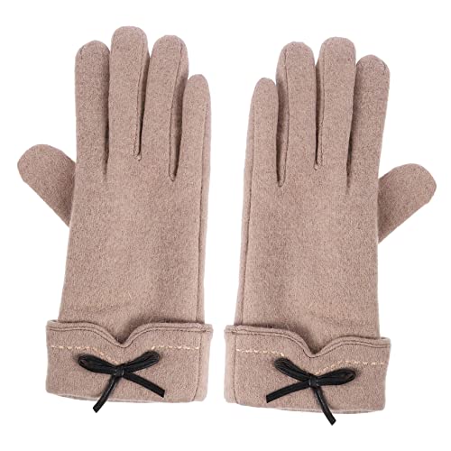 FOMIYES Warm Winter Cycling Gloves for Women Telefingers Gloves Anti-Slip Full-Finger Mitts Fashion Elements