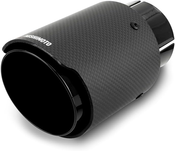 Mishimoto Carbon Fiber Exhaust Tip, 3”, Black