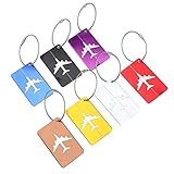 Informationen: Diese Reise Gepäck Tags können Schreiben Ihren Namen und Adresse Schreiben auf die Informationen Karte. und die aus Flugzeug Form hohl können zeigen Sie Ihre persönlichen Daten und auch einige Informationen, die Ihnen helfen können Ihr Gepäck von anderen schnell identifizieren und schützen die Privatsphäre des einzelnen.