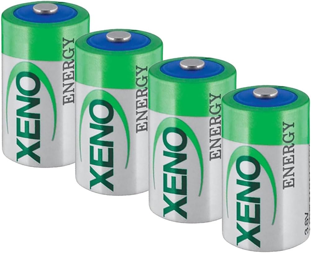 (4Pcs/Set) XL-205F D STD 3.6V Lithium Thionyl Chloride Battery for Xeno XL-205F