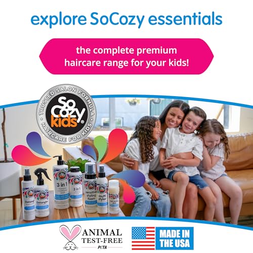 So Cozy 579 Socozy 3 In 1 Kids Shampoo + Conditioner + Body Wash (16 Fl Oz) Gentle thumb #5
