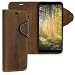 Produktbild kalibri Hülle kompatibel mit Xiaomi Mi 6X / Mi A2 - Leder Handyhülle - Handy Wallet Case Cover in Braun