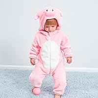 Vista 22 de Disfraz de bebé de Halloween para niños pequeños, rómper, mameluco para niños o niñas, ropa de animales, de 2 a 36 meses Dinosaurio rojo