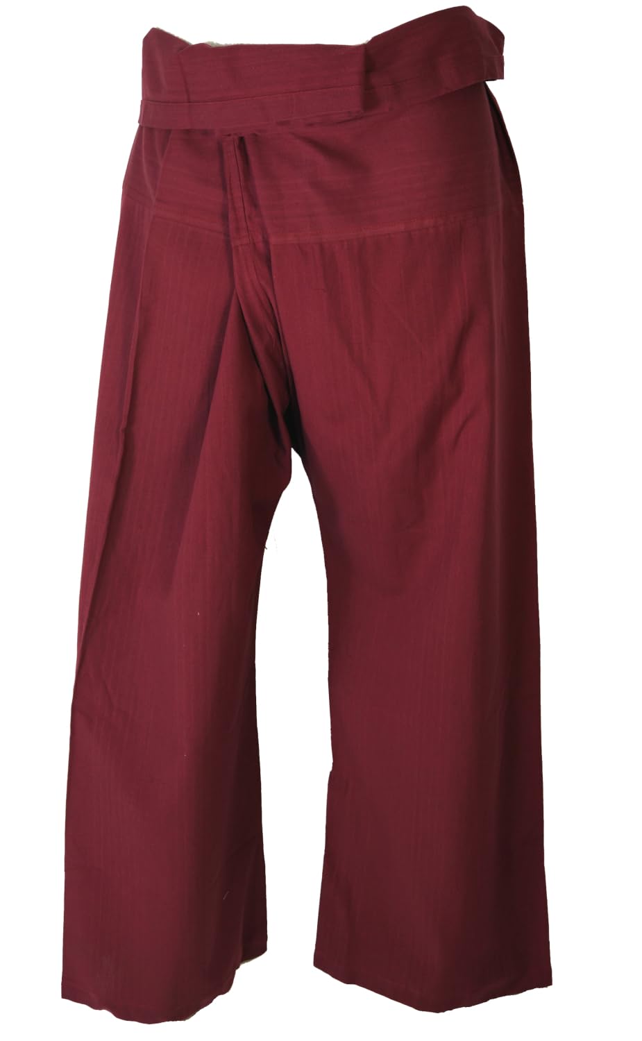 GURU SHOP Pantalones tailandeses de algodón sólido, pantalones de yoga, talla grande, para hombre/mujer, azul, talla: talla única, pantalones de pesca y yoga, ropa alternativa