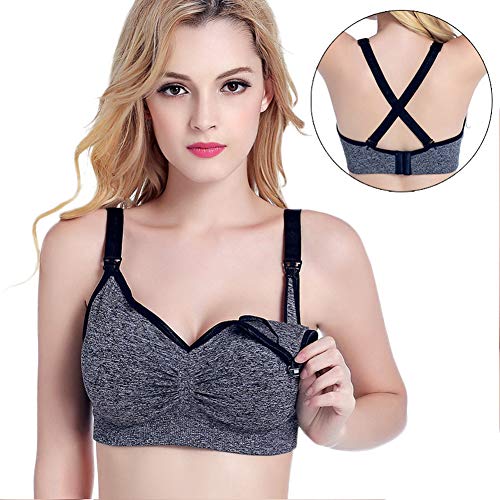 image for INTLMATE Nursing Bra Womens Seamless Sleep 3-Pack Bra Breastfeeding Ma