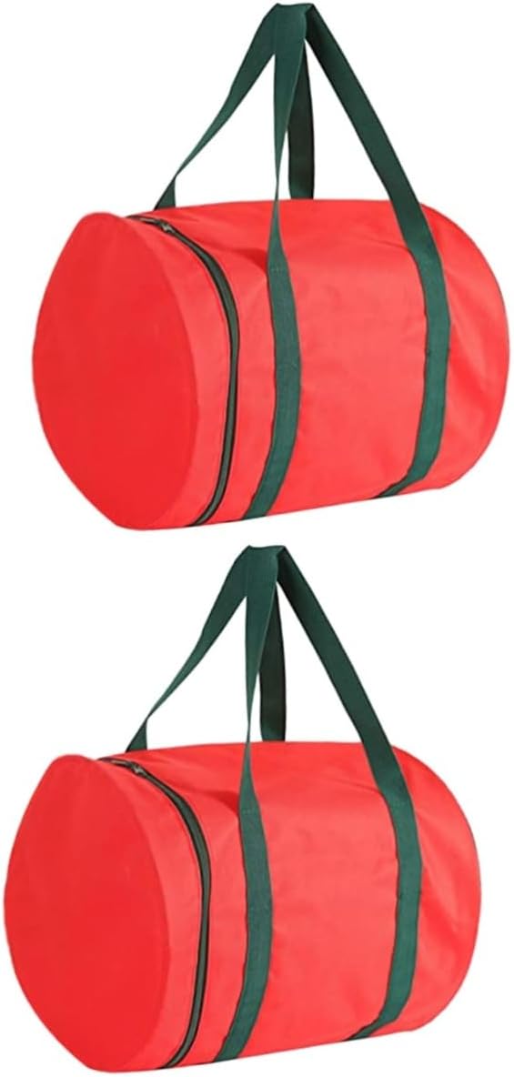 Cabilock 2pcs Christmas Light Storage Bag Oxford Xmas Lamp Organizer for Easy Holiday Decoration for String Lights and Xmas Tree Storage