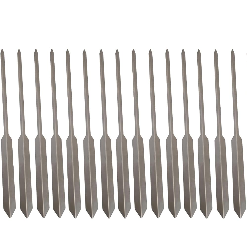 Spiedini espeto in acciaio inox 50 cm Avalon - spiedino per carne, verdure, pesce (sardina, spigola) barbecue e griglia (15)
