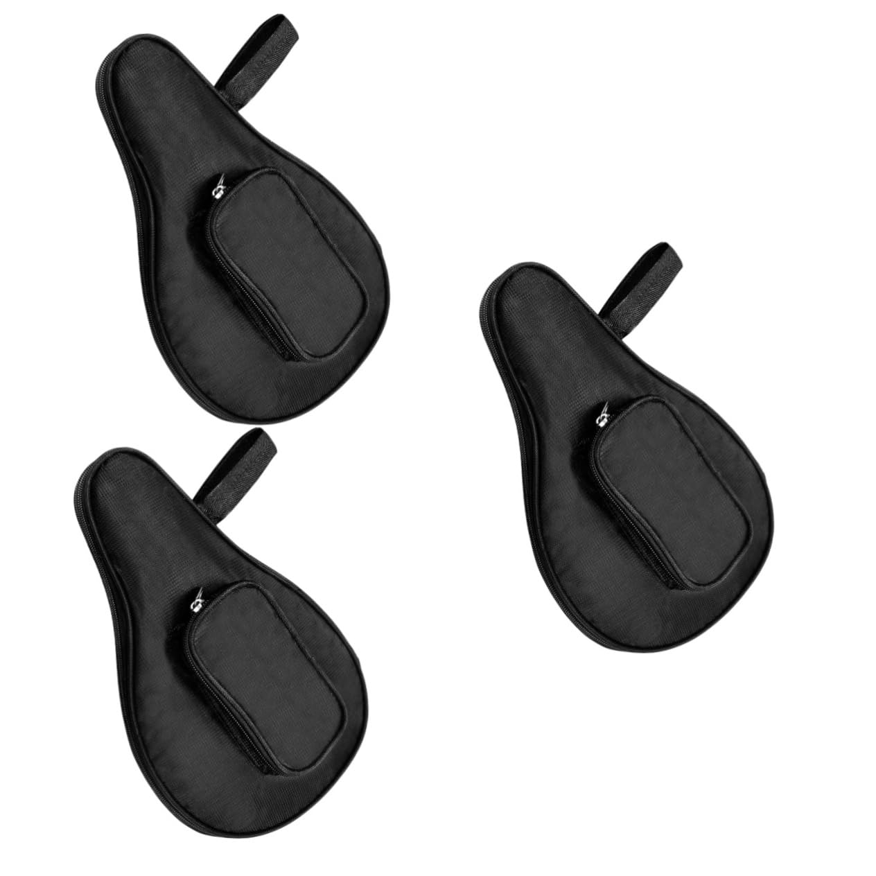 Toddmomy 3 per Racchette Pong Custodia Oxford per Racket e Palline Design Forma Zucca e Resistente per Allenamenti e Partite Tennis Tavolo