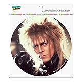 Labyrinth Goblin King Crystal Ball David Bowie Jareth Automotive Car Refrigerator Locker Vinyl Circle Magnet